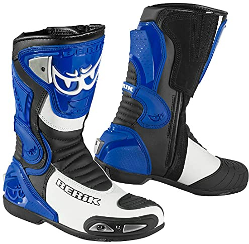 Berik Losail Stivali da moto, blu, 45