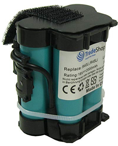 Trade-Shop Premium Li-Ion Akku 18V 2000mAh kompatibel mit Gardena Mähroboter R38Li R50Li R75li R40Li R45Li R70Li R80Li R80 LI 124562 Flymo Robotic Lawnmower 1200R Husqvarna Automower 105 305 308 308x