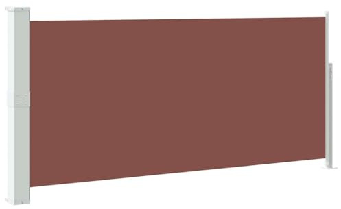 vidaXL Ausziehbare Seitenmarkise 140x300 cm Braun