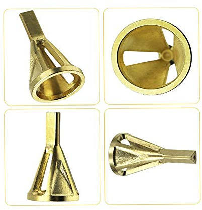 Entgraten externer Fasenfräser aus Edelstahl zum Entfernen von Graten für Bohrer, Edelstahl, beseitigt beschädigten Extraktor (Gold)