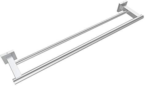 Tuggui Doppel Handtuchstange Bad Handtuchhalter 304 Edelstahl Gebürstet 24 Zoll