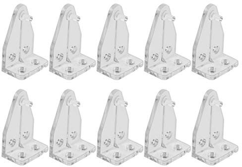 8Pcs Blind Halten Unten Klammern Klar Kunststoff Jalousien Haken Blind Halter Ersatz für Horizontale