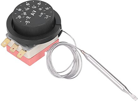 Kit de sonde de contrôle de température de ventilateur électrique, interrupteur de thermostat de ventilateur électrique réglable longue durée de vie conception à 3 broches pour véhicules