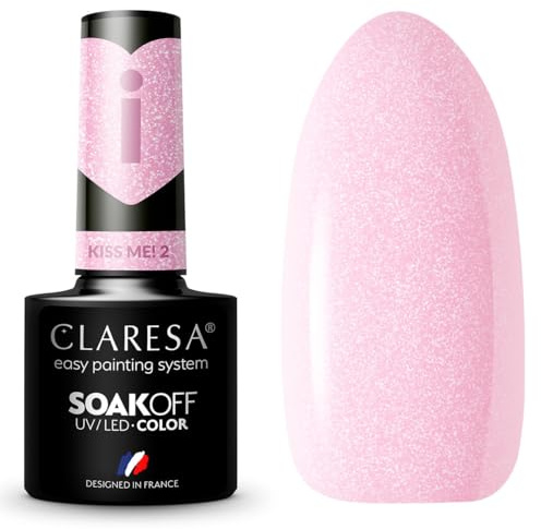2 kyss me! UV-nagellack, 5 ml Claresa