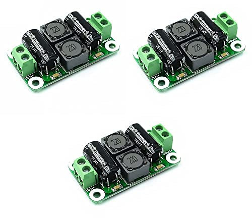 RAKSTORE Placa de filtro de fuente de alimentación de 0 a 50 V 4 A CC, amplificador de potencia clase D, placa de supresión de interferencias para coche, panel de control industrial EMI