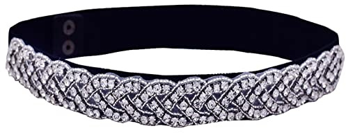Cinturón de Boda de Diamantes de Imitación, Faja de Novia Elástica de Perlas para Mujer, Cinturón Nupcial para Fiesta de Boda