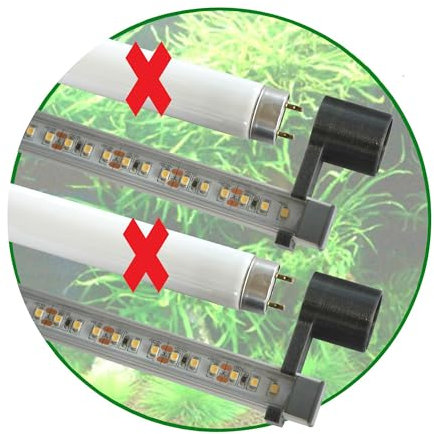 T8 LED Set 2: 600mm Gesellschaft Aquarium Beleuchtung (60cm) 15,8 W, 1556 Lumen