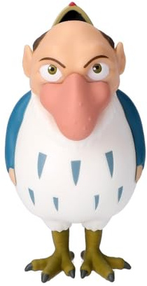 ensky - The Boy and The Heron - UN-05 Yes Nod Tilting Figure The Gray Heron, Studio Ghibli Official Merchandise