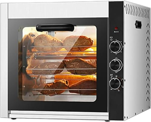 GFXYQPDNV Horno de Batata de Acero Inoxidable, máquina para Hornear Pizza, Horno de Batata, Horno de Batata, 1400w/2800w, rotación de 360°, función de Temporizador de 0~90min L