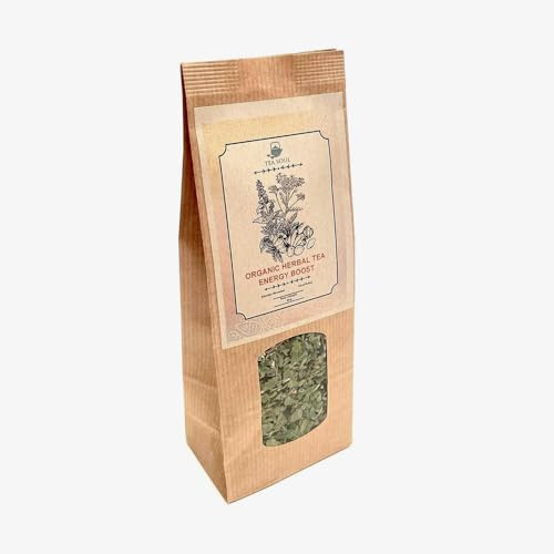 Tea Soul | Tisana Biologica alle Erbe Energy Boost - Ricarica Naturalmente - Con Melissa, Menta piperita, Lavanda, Zenzero, Liquirizia e Limone - 40gr
