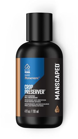 MANSCAPED® The Crop Preserver®, Déodorant pour les Parties Intimes de l’Homme Anti-Irritations, Hydratant Hygiénique pour Homme, Contient de l’Aloe Vera, parfum Persevere®, 118 ml (Pack de 1)