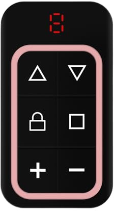 Mando a Distancia para Garaje,Reemplazo De Control Remoto De 6 Botones - Control De Puerta | Para El Hogar Al Aire Libre Pisos Entrada De Vehículos Y Propiedades De Seguridad