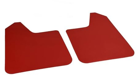 Paraspruzzi Auto Auto Pickup SUV Furgone Camion Anteriore Posteriore Rally Sport Paraspruzzi Universali Parafango Auto Parafango(2pcs-set Red)