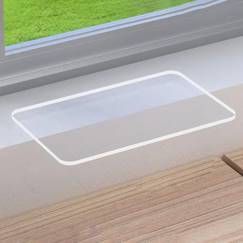 Ripiano trasparente per davanzale, Pannello di estensione for davanzale della finestra in acrilico trasparente varie dimensioni(30 * 20cm)