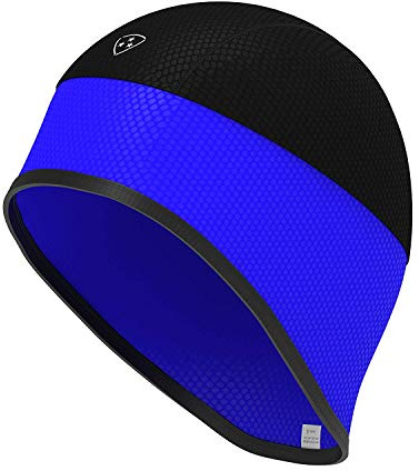 DHERA Thermal Skull Cap for Cycling, Running, Motorcycling, Skiing, Hiking & Outdoor Sports – Helmet Liner (Blue, Lrage)