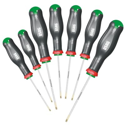 USAG U03240662 - 324 STX/S7 - Juego de siete destornilladores para tornillos TORX® Tamper Resistant