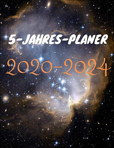 5-Jahres-Planer 2020-2024: Jahresplaner Monatskalender