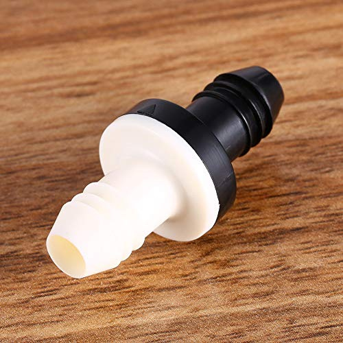 Ventil,Valve Inline Rückschlagventil aus Silikonkautschuk Flüssige Luft Einweg Rücklauf,3/8 10MM ABS Karosserieluft Rückschlagventil