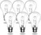 Bonlux 42W B22 Bayonet Halogen Light Bulbs,A60 Globe Dimmable Bayonet Cap Light Bulbs,220V,2700K Warm White Clear A-Shaped B22 Halogen Bulbs, 2000 Hours Long Life,613 Lumens Output,6-Pack