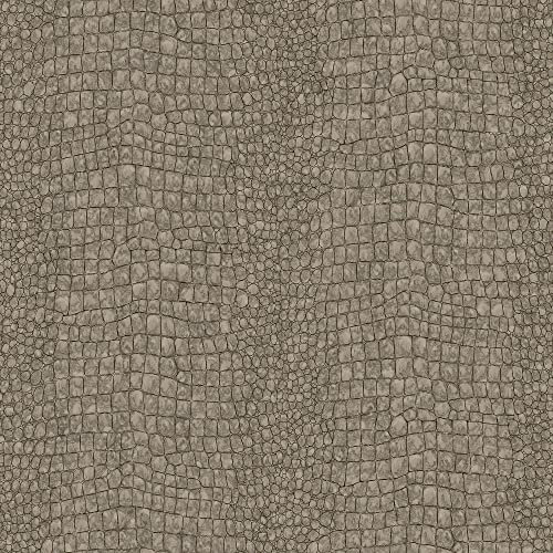 Boutique Sublime Vliestapete Kroko Bronze | Tapeten Wohnzimmer, Wandverkleidung | Einfach anzubringen und zu Entfernen 1005 x 52