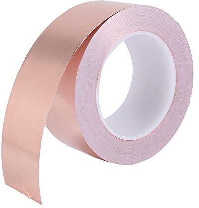 Dasertoe Kupferfolie, 50 mm x 30 m, für -Abschirmung, für elektrische Reparaturen, Schneckenbandgitarre