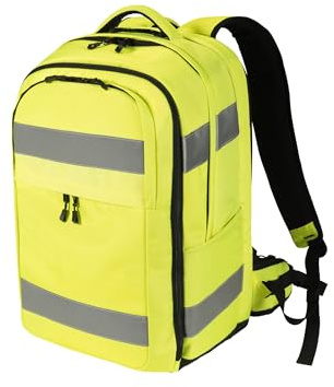 Dicota ryggsäck Hi-Vis 32–38 liter 15,6–17 tum – gul