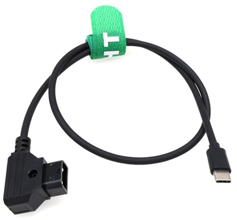 HangTon Stromkabel D-Tap auf USB-C 14,8 V für DJI Focus Pro Motor, SDR Transmission RX TX, Tilta Nucleus Nano II Wireless Focus Motor, 45 cm