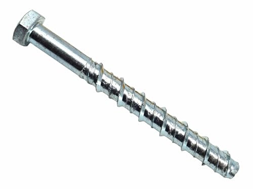 MASONMATE Lot de 25 boulons hexagonaux à béton M12 x 130 mm