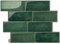 WoStick Self Adhesive Wall Tiles 10 Sheets, 3D Peel and Stick Wall Tiles Kitchen, Vintage Green Stick on Tile Splashback for Kitchen Bathroom (29x21cm)