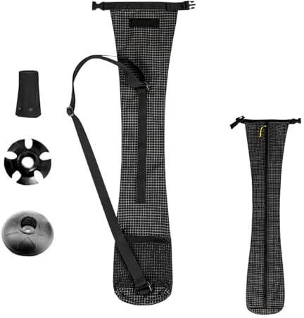 Borsa A Tracolla Per Bastoncini Da Trekking Impermeabile Leggera | Facilmente Trasportabile Contenitore Multifunzionale Per Arrampicata, Alpinismo, Backpacking E Attrezzatura Da Es