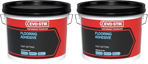 EVO-STIK 367811-STX Flooring Adhesives, 2.5 Litre (Packing May Vary) (Pack of 2)
