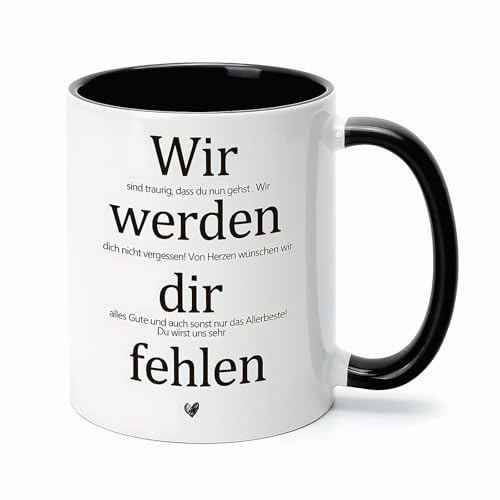 Wryzorix Lustige Abschiedsgeschenk Kollegen Jobwechsel,Abschied Kollege | Spülmaschinenfest,Beidseitig Bedruckte Tasse für Kollegin,Abschiedsgeschenk für Mann Frau Kollege Kollegin Freunde