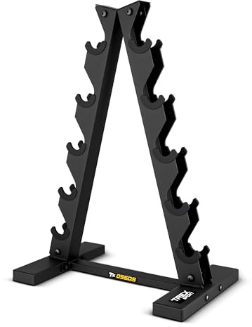 TREX SPORT Hantelablage Kurzhantel Rack Kurzhantelständer TX-055DR | Gewichteständer für Kurzhanteln mit Gummierte Halterungen | Hantelständer bis 150 kg