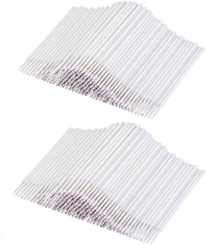 800 Stücke Micro Applikatoren Pinsel, Microbürsten Wimpernbuerste Wimpernverlängerung Pinsel für Wimpernverlängerung Make-Up, Dental und Oral (Weiß)