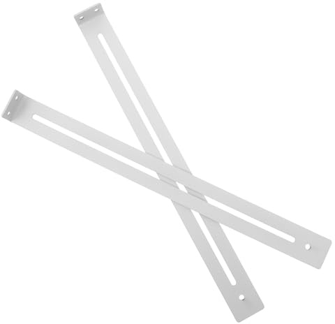 Veemoon Kit de 2 Soportes Metálicos para Cajones de Cocina Herrajes de Repuesto Resistentes de Acero para Guías y Rieles Piezas de Reparación para Cajón de Madera y MDF Instalación