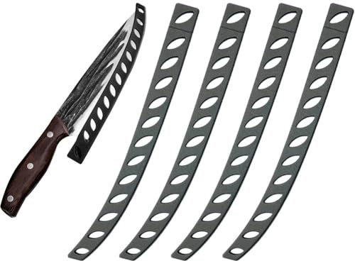 Fituenly 5 Protectores De Filo para Cuchillos, Protectores De Hojas De Cuchillo, Fundas De Plástico para Cuchillos De Chef, Fundas De Cocina para Cuchillos De Cocina, Cuchillos De Chef Y Cuchillos
