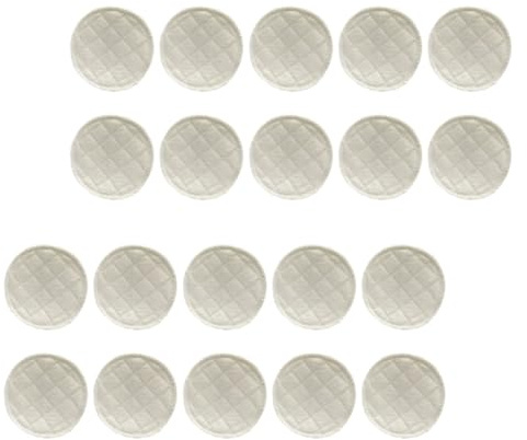 NUOBESTY Breast Pads Nursing Pads 20pcs Washable Reusable for Women Made of Soft Cotton with Leak-Proof Protection, Breathable for Breastfeeding and Shower Use