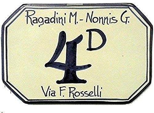 Civic numbers and ceramic plates - you can order here your personalized number