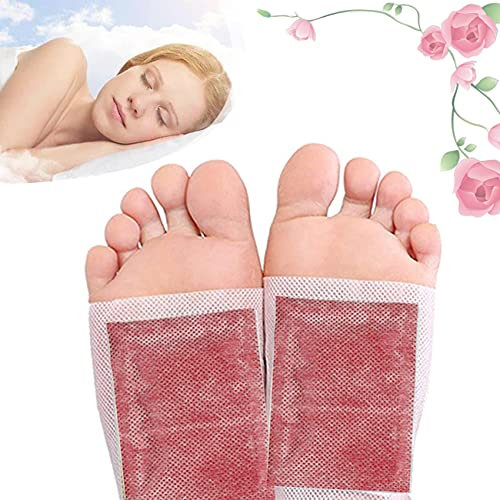 ZhiLianZhao Vitalpflaster, Fußpflege Pads mit Einfach Bedienen, Umweltschutz, Atmungsaktiv, Hautfreundlich für Einen Besseren Schlaf, Fußpflege, Stress Abbauen (100 pcs)