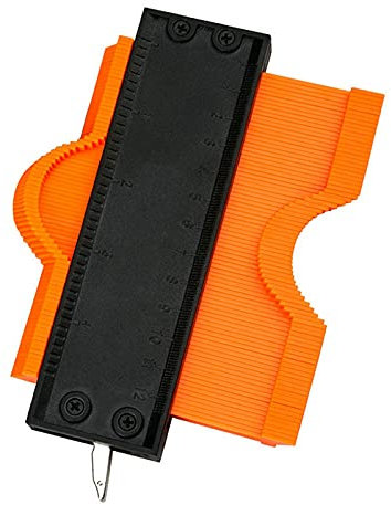 Lock Breiter Konturenlehre Profil Duplikator Werkzeug Legierung Kantenformung Holz Maßlineal Laminat Fliesen Meetup Gauge 3 Größen (12,7 cm)