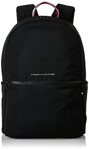 Tommy Hilfiger Herren Rucksack TH Horizon Backpack Laptop, Schwarz (Black), Einheitsgröße