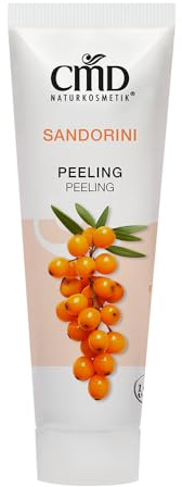 CMD Naturkosmetik - Sandorini Peelingcreme 50 ml für empfindliche Haut, glättend, Poren-Behandlung, Körper