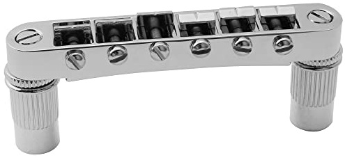 Musiclily Pro 52mm Tune-o-Matic Brücke Wide Body LP-Steg für Epiphone Les Paul SG Style E-Gitarre, Chrom