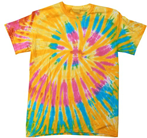 Dovitee Unisex Tie Dye T-Shirt | Heavyweight Cotton| Sizes S-2XL