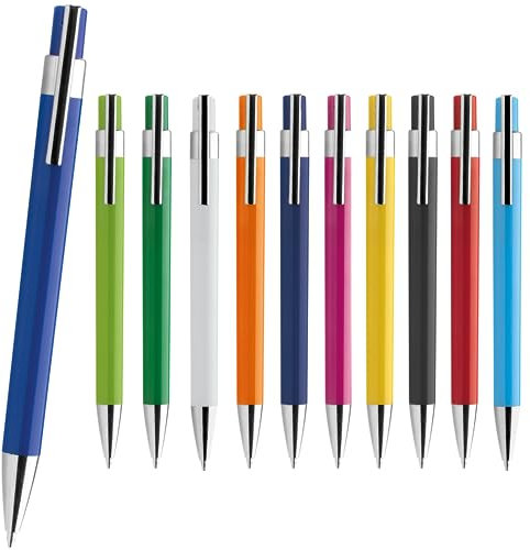 Hole Gadget ® | Penne Personalizzate Colorate con Scritta, Logo, Stock Ideali come Gadget Personalizzati Promozionali per Aziende, Fiere ed Omaggio a Clienti, Matrimonio o Compleanno (200)