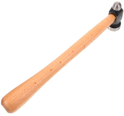 Homoyoyo Holzhammer Mit Holzgriff Runder Kopf Ergonomisches Design Für Möbelinstallation Und Holzarbeiten Für Heimwerker Und -projekte Und Handlich