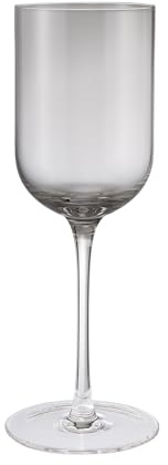 blomus Set 4 Weißweingläser -FUUMI- mundgeblasenes Weinglas 310 ml (Smoke)