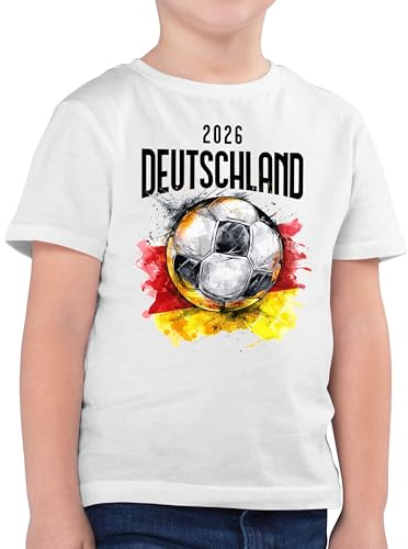 Shirtracer - Kinder T-Shirt Jungen - Fußball EM WM - Deutschland 2026 Germany