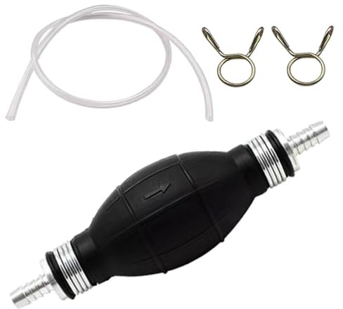 Kraftstoff-Primer-Pumpe – Handpumpe, Umfüllpumpe, Kraftstoffpumpe, Kraftstoffleitungen, tragbare Auto-Hand-Benzinpumpe, Saug-Vakuumpumpe, manuelle Kraftstoffpumpe, Pumpe für Auto, Fahrzeug, Motorrad,