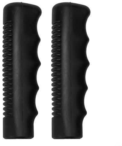 Lastdaytime Manopole in gomma morbida antiscivolo per assorbimento degli urti, copertura per carriola, robusta e resistente alle intemperie, diametro interno di 30 mm (125 x 24 mm)